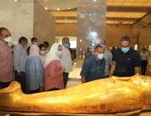 وزير السياحة يتفقد متحف الحضارة استعدادا لاستقبال المومياوات الملكية والافتتاح.. صور