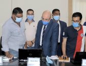 محافظ بنى سويف يتفقد اللجان الانتخابية بالمحافظة 