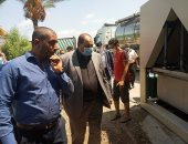 صور .. نائب وزير الزراعة يتفقد مراكز تحميع الألبان بالغربية