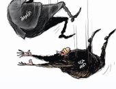 كاريكاتير صحيفة سعودية.. سقوط حكومة حسان دياب بلبنان