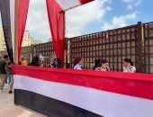 الأغانى الوطنية تسيطر على لجان انتخابات مجلس الشيوخ بمدينة نصر