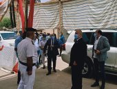 مساعد وزير الداخلية لمنطقة جنوب الصعيد يتفقد لجان أسوان