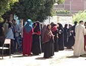 صور.. السيدات يتصدرن المشهد فى انتخابات مجلس الشيوخ ببنى سويف