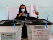 رئيسة القومى للمرأة تدلى بصوتها فى انتخابات مجلس الشيوخ بالدقى