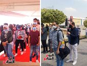 طوابير الناخبين بالقاهرة والجيزة تتحدى الصيف وكورونا.. إقبال كبير من كبار السن والسيدات والشباب ومشاركة الأطفال.. والتزام بالإجراءات الاحترازية والكمامات وقياس درجة الحرارة وزغاريد أمام اللجان.. فيديو وصور