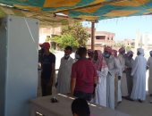 صور.. إقبال على لجان الانتخابات بمدينة رأس سدر بجنوب سيناء