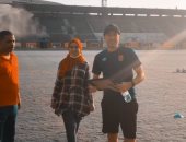 هدية خاصة لرينيه فايلر على هامش مران الأهلي في التتش