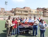 بعلم مصر.. مشاركة معلمو ومعلمات إدارة أبو النمرس فى انتخابات الشيوخ