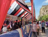 لجان الزيتون تستقبل الناخبين بالأغانى الوطنية والأعلام المصرية