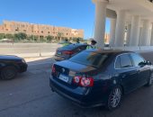 صور.. المرور: حرم آمن ومنع الانتظار أمام لجان التصويت بانتخابات الشيوخ