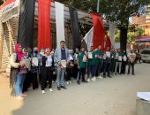 صور..الشباب يتصدر المشهد فى الساعات الأولى من انتخابات الشيوخ بعين شمس