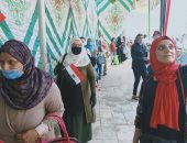 إقبال من الناخبين بلجنة قومية العجوزة للإدلاء بأصواتهم بانتخابات الشيوخ 2020.. صور وفيديو