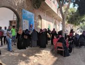 السيدات فى المقدمة بانتخابات مجلس الشيوخ في عرب غنيم بحلوان