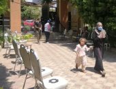 توافد الناخبات على مدرسة جمال عبد الناصر بالفيوم للإدلاء بأصواتهن..صور