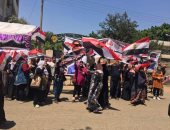 زغاريد في لجان الأسمرات.. والسيدات والشباب يتصدرون انتخابات الشيوخ (فيديو)