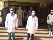 تعافى 13 حالة جديدة من مصابى كورونا بمستشفى صدر  بنى سويف