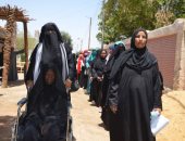 طوابير للنساء أمام لجان مجلس الشيوخ فى ثانى أيام التصويت بالأقصر