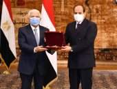 السيسي يشهد حلف عبد الله مصطفى شوضه اليمين رئيسا لمحكمة النقض