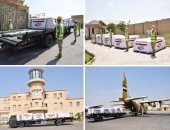 مصر تواصل فتح الجسر الجوى لإرسال مساعدات للبنان بتوجيهات من السيسى