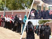 سيدات مصر يسطرن ملحمة انتخابية فى حب أم الدنيا.. 20 صورة ترصد إقبال المرأة على انتخابات الشيوخ بالمحافظات.. سيدات الأقصر: صوتنا أمانة ولازم نشارك.. وكفيفة تدلى بصوتها فى الوادى الجديد: "تحيا مصر"