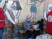 فرق الهلال الأحمر تنتشر بلجان بنى سويف تحسبا للطوارئ ومساعدة كبار السن  