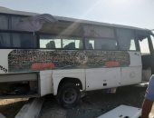 استقرار الحالة الصحية لمصابى حادث انقلاب ميكروباص جامعة قناة السويس