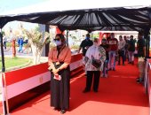 لجان انتخابات الشيوخ تستقبل المصوتين بالرحاب ومدينتي بالكمامات والتعقيم..صور