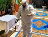 تعقيم مقر لجنة الشهيد عامر عبد المقصود بالدقى للوقاية من كورونا.. صور