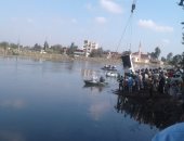 انتشال جثة شخص مجهول الهوية من مياه نهر النيل فى دندرة بقنا