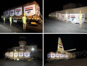 وصول طائرتي المساعدات المصرية إلى الأشقاء في السودان.. فيديو