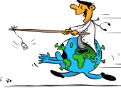 كاريكاتير صحيفة كويتية.. العالم يتسابق للحصول على لقاح معتمد ضد كورونا