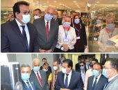 صور.. وزير التعليم العالى فى زيارة لجامعة الإسكندرية.. افتتاح تطوير كلية الطب بقيمه 65 مليون جنيه ومركز السموم بـ5 ملايين جنيه.. وافتتاح مدرج كلية الحقوق.. ويؤكد: المستشفيات الجامعية تشهد طفرة فى تطوير الأجهزة