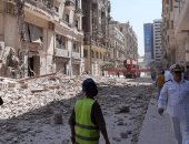 تشكيل لجنة هندسية لمعاينة انهيار أجزاء من عقار بالمنتزه شرق الإسكندرية