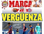 "العار" عنوان خسارة برشلونة ضد البايرن الأبرز فى صحف أوروبا