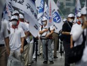 مظاهرات فى كوريا الجنوبية ضد قرارات إعادة الإغلاق بسبب تفشى كورونا