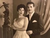 صورة نادرة للفنانة الراحلة شويكار مع زوجها الأول ووالد ابنتها الوحيدة