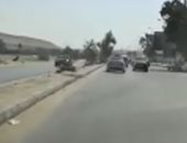 شاهد حركة المرور أعلى طريق الفيوم للمتجه إلى الواحات