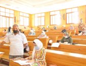 صور.. عميد تربية نوعية كفر الشيخ : إجراء اختبارات القدرات لـ 550طالب وطالبة 