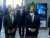 الرئيس السيسي يتفقد المرحلة الرابعة من الخط الثالث لمترو الأنفاق