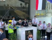 الرئيس السيسي يشهد وضع حجر الأساس لمحطة عدلى منصور التبادلية