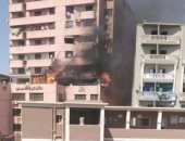 قارئ يشارك بصور لنشوب حريق فى برج التطبيقيين بنجع حمادى محافظة قنا