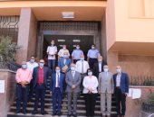 رئيس جامعة المنوفية يتفقد مع رئيس لجنة قطاع الإعلام اختبارات قدرات كلية الإعلام 