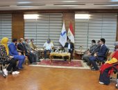 نائب محافظ الغربية يشيد بجامعة كفر الشيخ خلال مشاركته لمشاريع كلية الهندسة