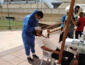 لاعبو المقاولون يخضعون لمسحة كورونا استعداداً لمواجهة أسوان.. صور