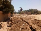 إحلال وتجديد خط مياه شرب بالكاجوج فى كوم أمبو بأسوان