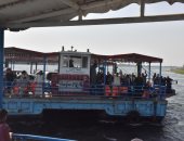 صور.. أهالى ساحل سليم بأسيوط يطالبون بإنشاء كوبرى بديلا للعبارات