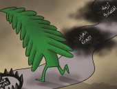 كاريكاتير صحيفة إماراتية.. الأزمات تلاحق لبنان