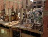 شكوى من تراكم القمامة أعلى سطح منزل فى حى القلج بالقليوبية