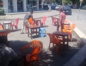 رفع إشغالات وغلق وتشميع كافيهات مخالفة بالمعادى وطرة جنوب القاهرة