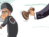 كاريكاتير صحيفة سعودية.. الشارع اللبنانى يصف رئيس حزب الله بالقاتل